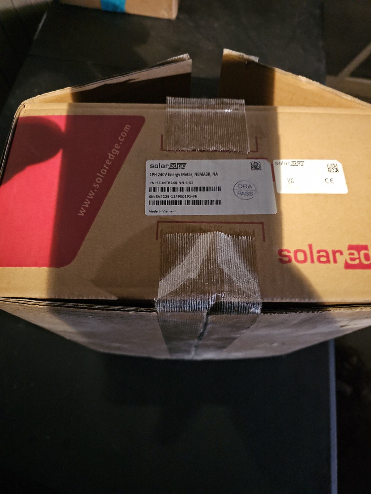 SolarEdge SE-MTR240-0-000-S2 Solar Electricity Energy Meter 1 Phase 240V Nema 3R
