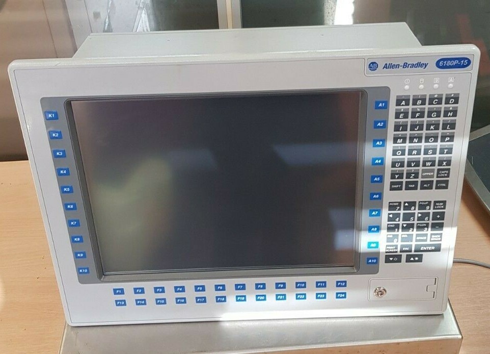 Allen Bradley 6180P-15BPXPDC Ser D Industrial Comp Keypad/Touch 2010 15" **READ