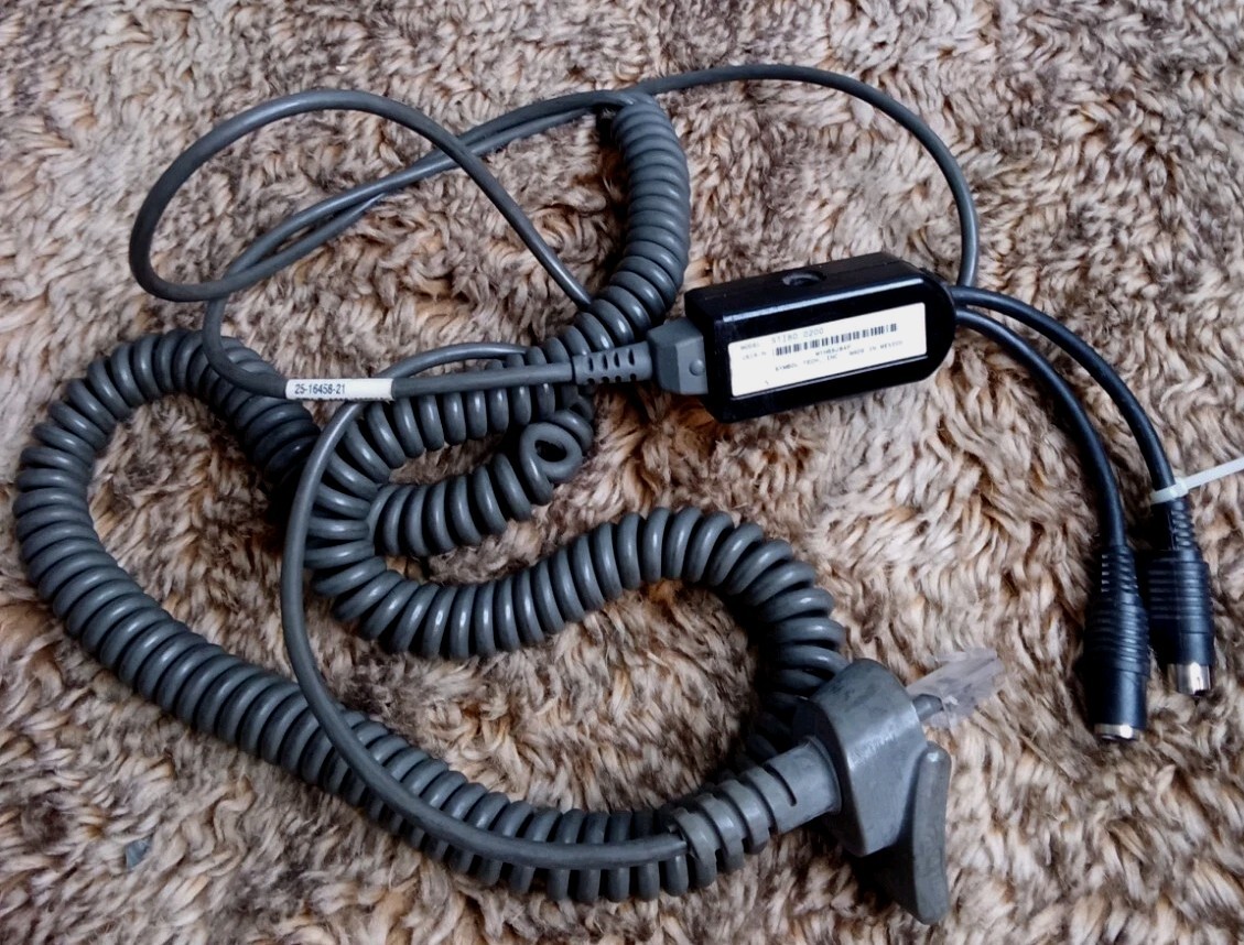 SYMBOL STI85-0200 BARCODE SCANNER CABLE