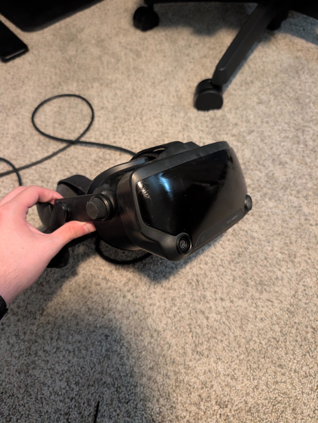 Valve Index VR Headset Only - HMD + 5m Tether Cable & Power Adapter - Tested