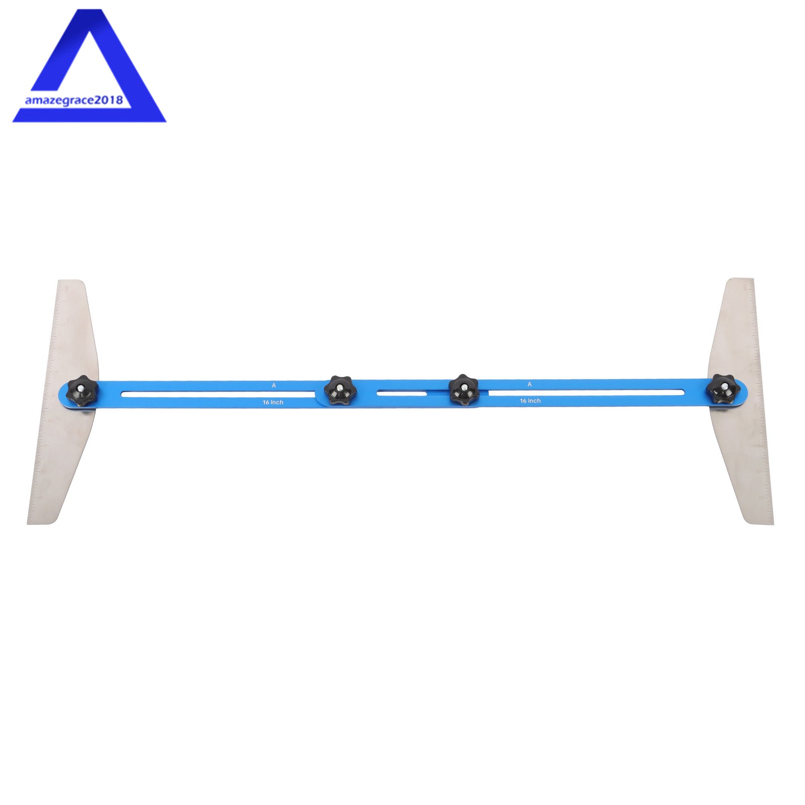8-60 Inch Stair Treads Gauge Template Tool,Stair Jig, Metal Stair Measuring Tool