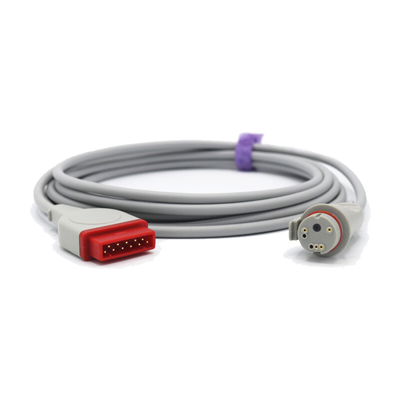 11pin to BD IBP Pressure Transducer Trunk Cable Compatible with GE Marquette