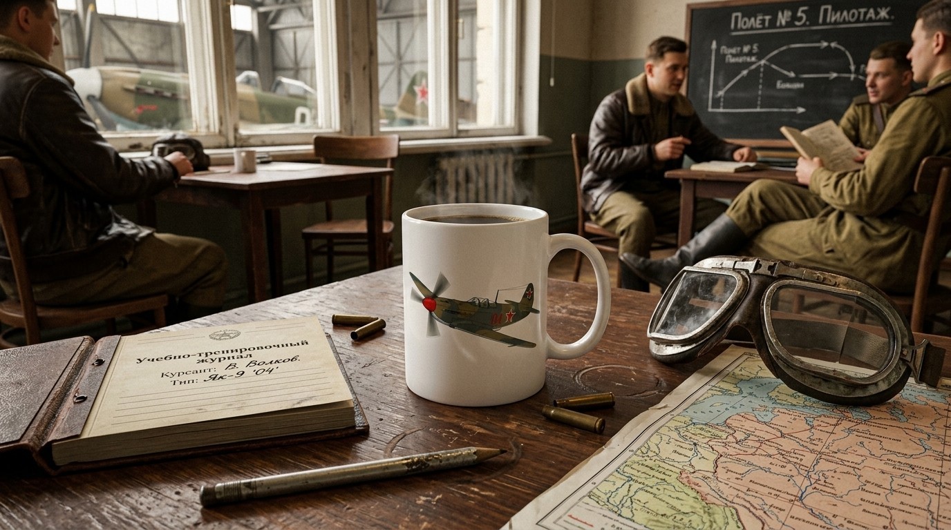 Yakovlev Yak-9 Ceramic Coffee Mug - 15oz.