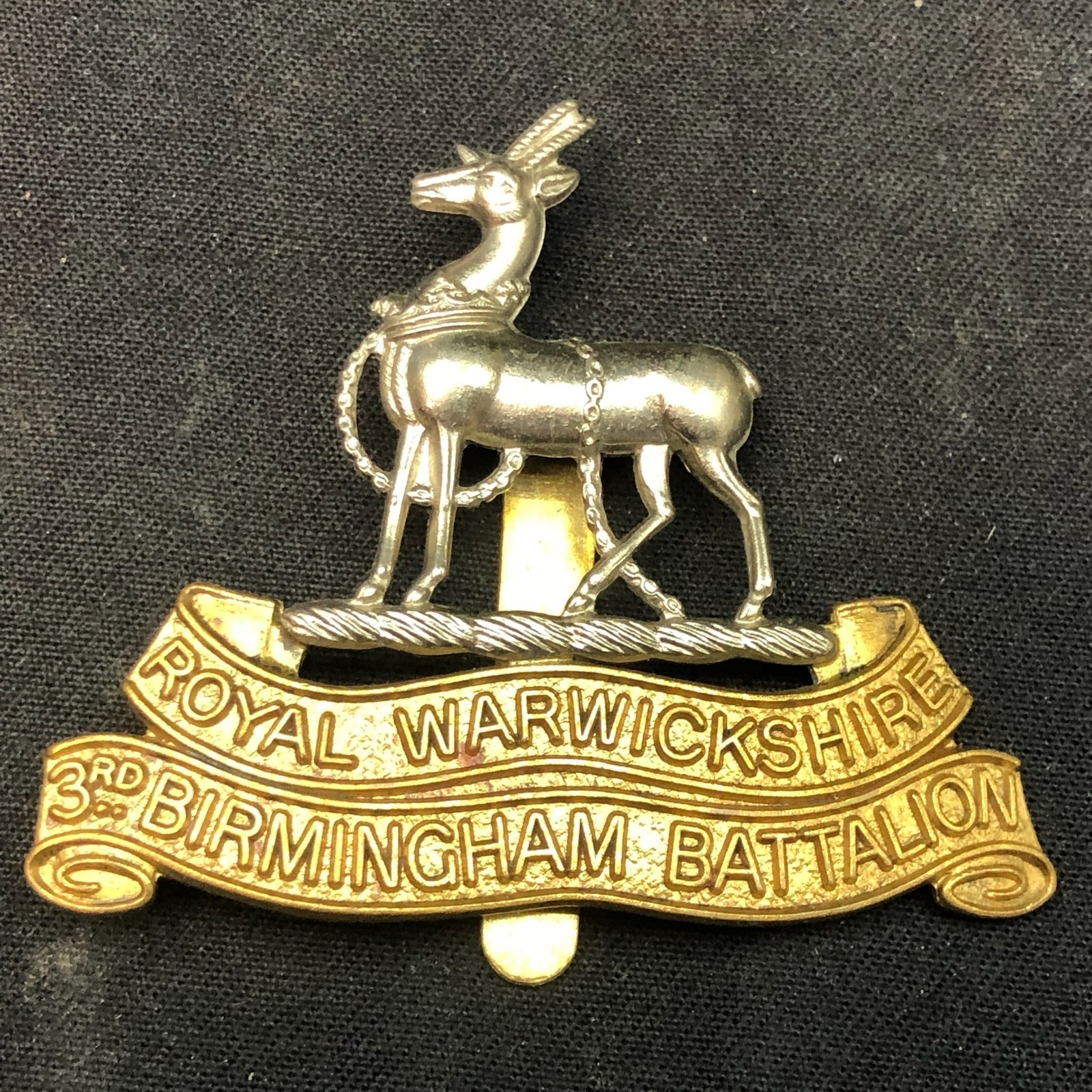 Royal Warwickshire Regiment - Original British Royal Army Cap Badge