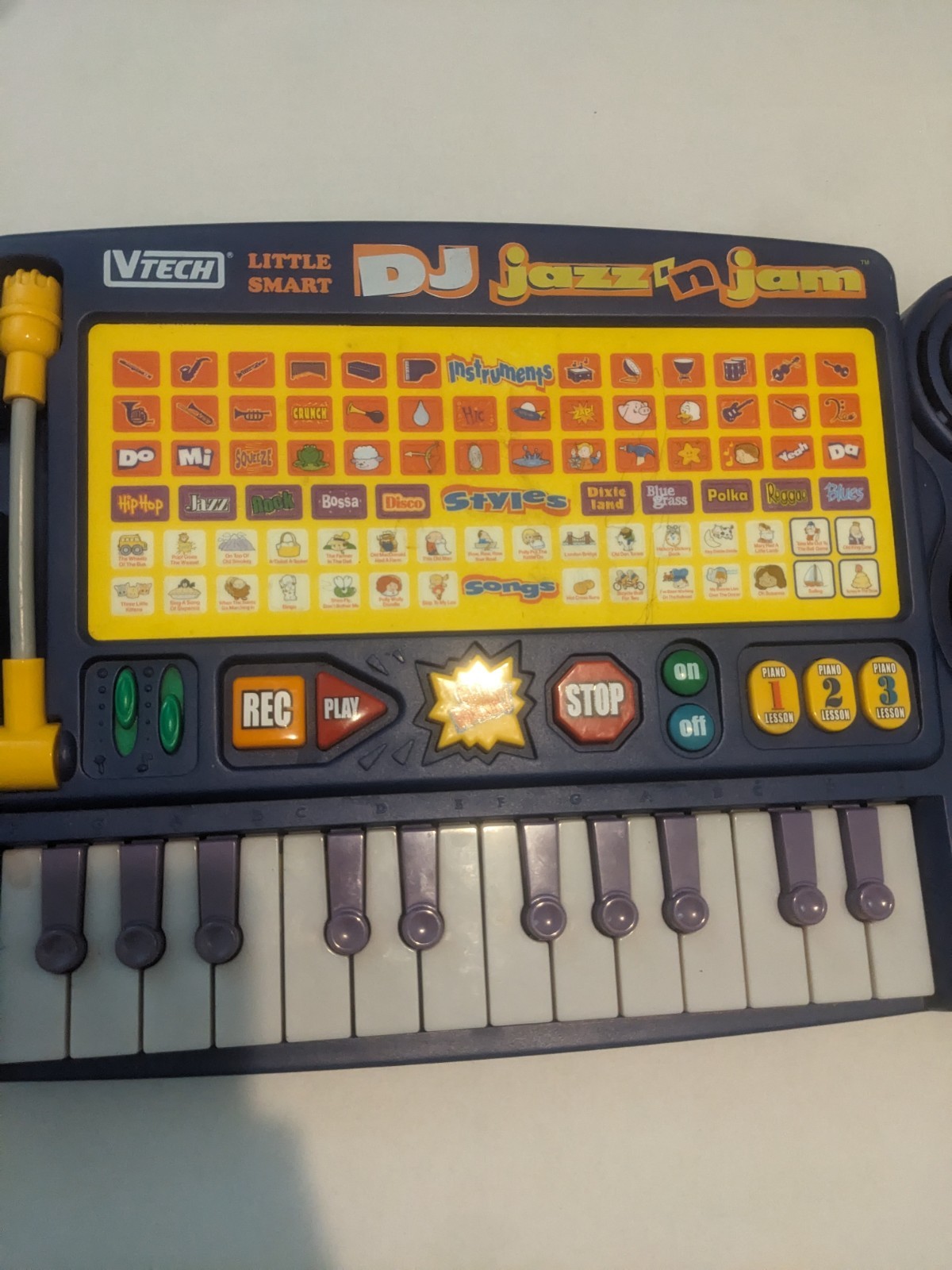 Vtech Little Smart DJ Jazz n Jam Kids Keyboard Piano Music Toy  Works And Tested