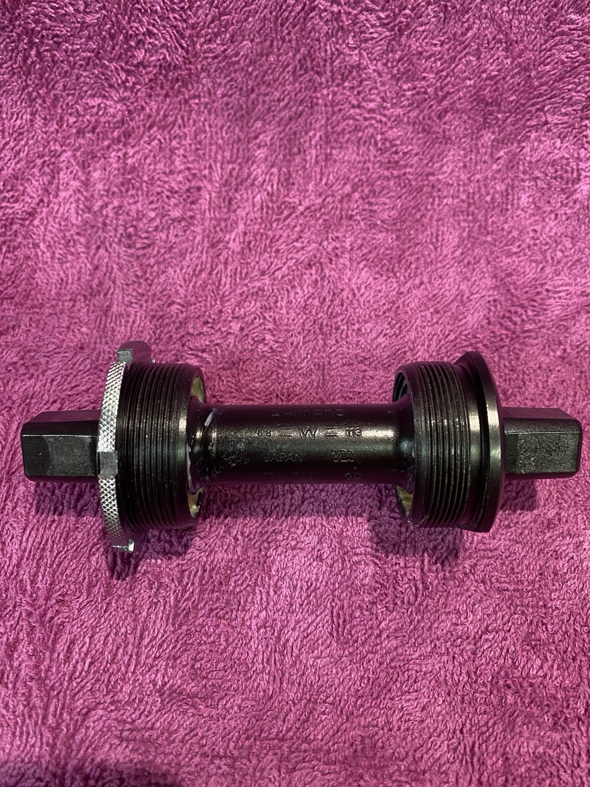 Shimano Square Taper JIS Bottom Bracket 68 X 113  CrMo ENG Threaded   #91