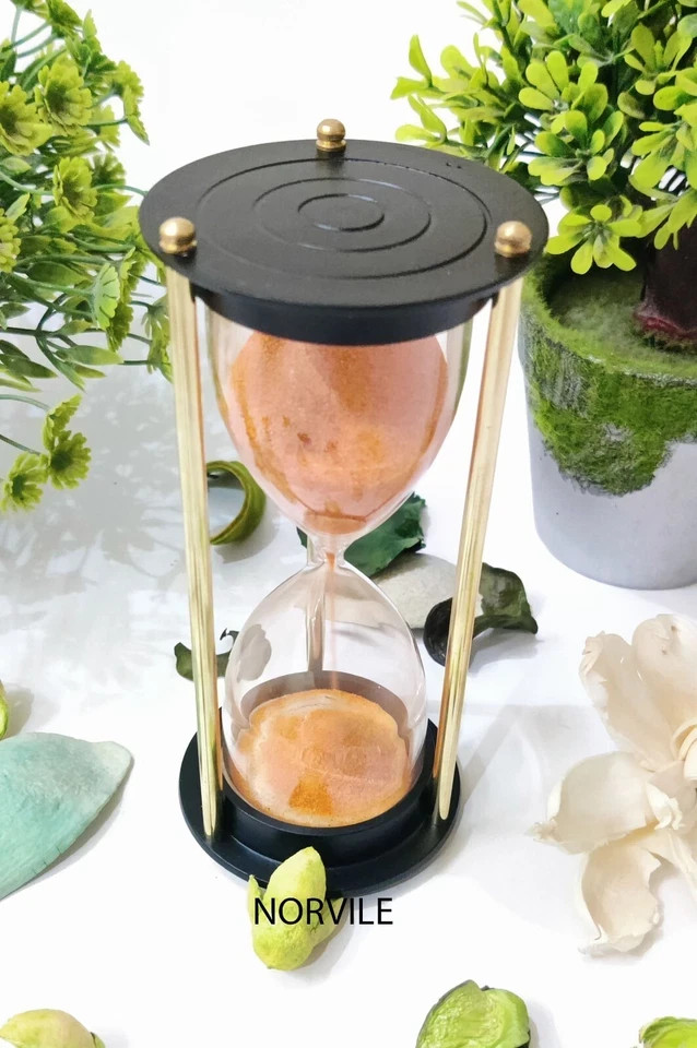Vintage Brass Sand Timer Hourglass Maritime Sand Clock timer For home Decor Gift