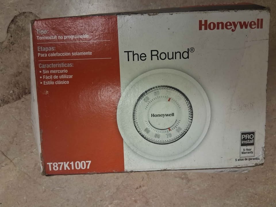 Honeywell The Round T87K1007 Thermostat Heat Only