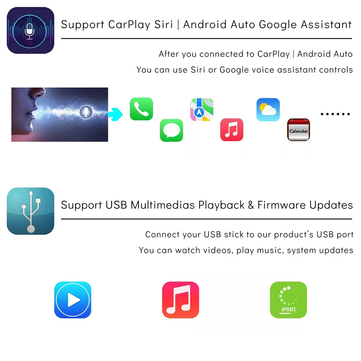 Wireless Carplay Android Auto Upgrade For Benz NTG 4.0 A/B/C/E GLA GLK SLK