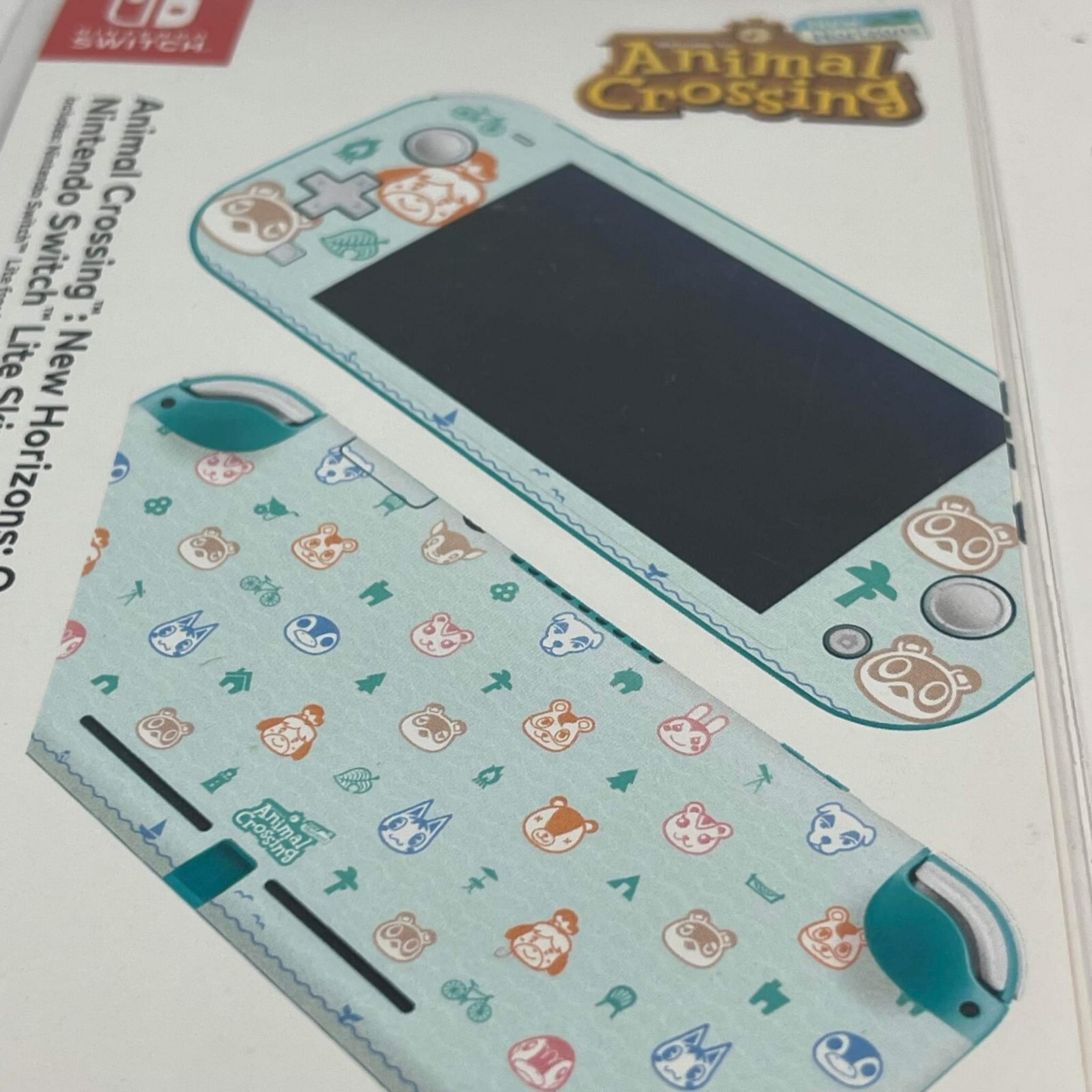 Animal Crossing: New Horizons - Outdoor Pattern - Nintendo Switch Lite Skin NEW