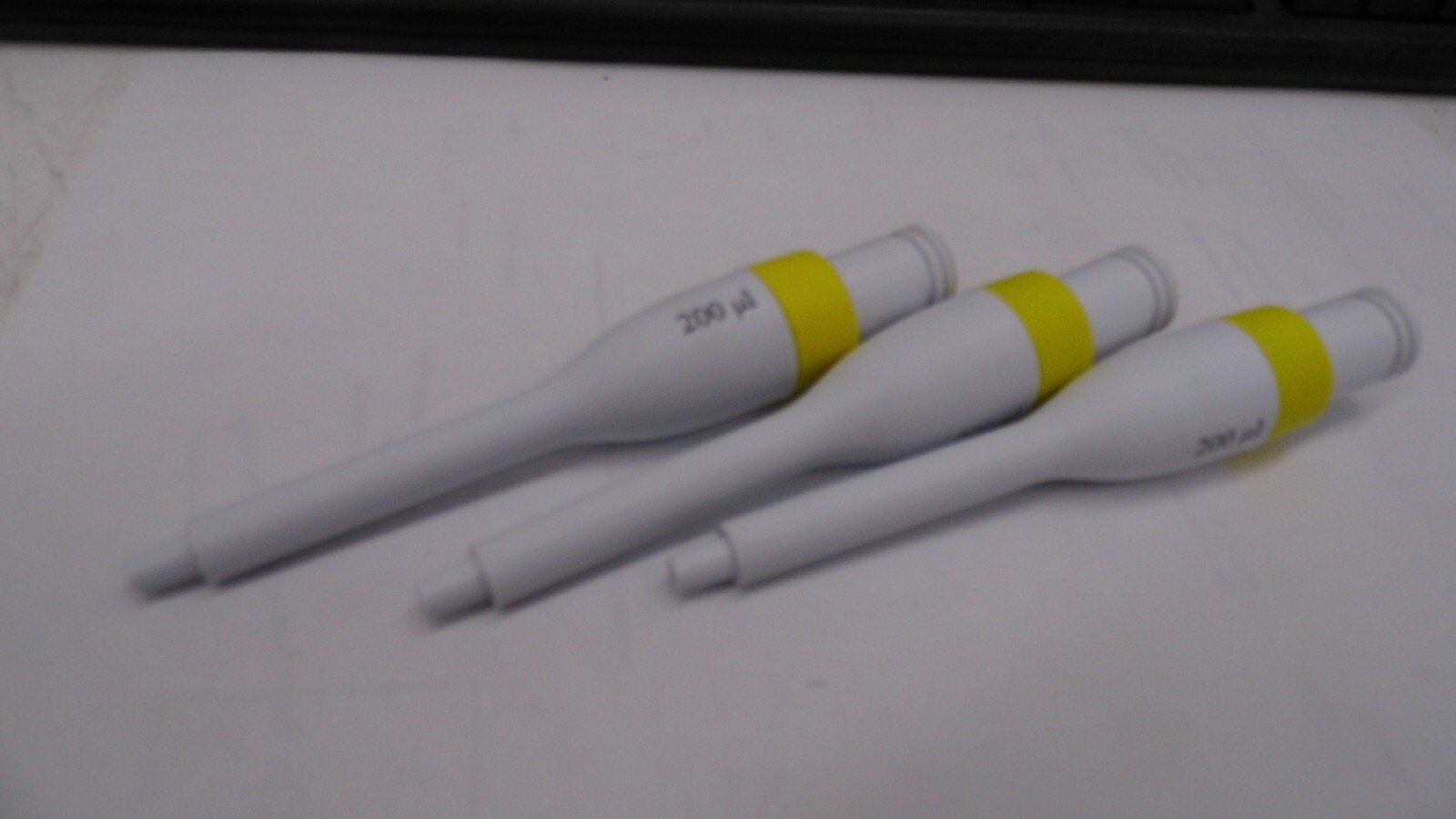 LOT OF 3 LABSYSTEMS FINPIPETTE SINGLE CHANNEL 200µL PIPETTE HEADS