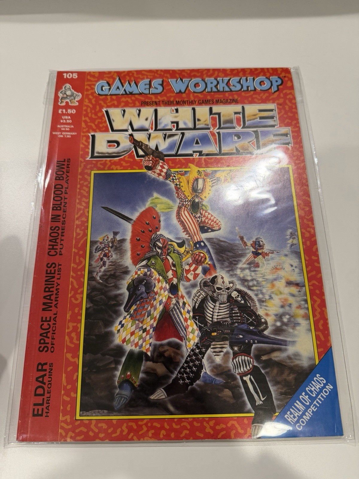 Games Workshop Warhammer 40k White Dwarf Magazine Issue 105 Vintage Rare