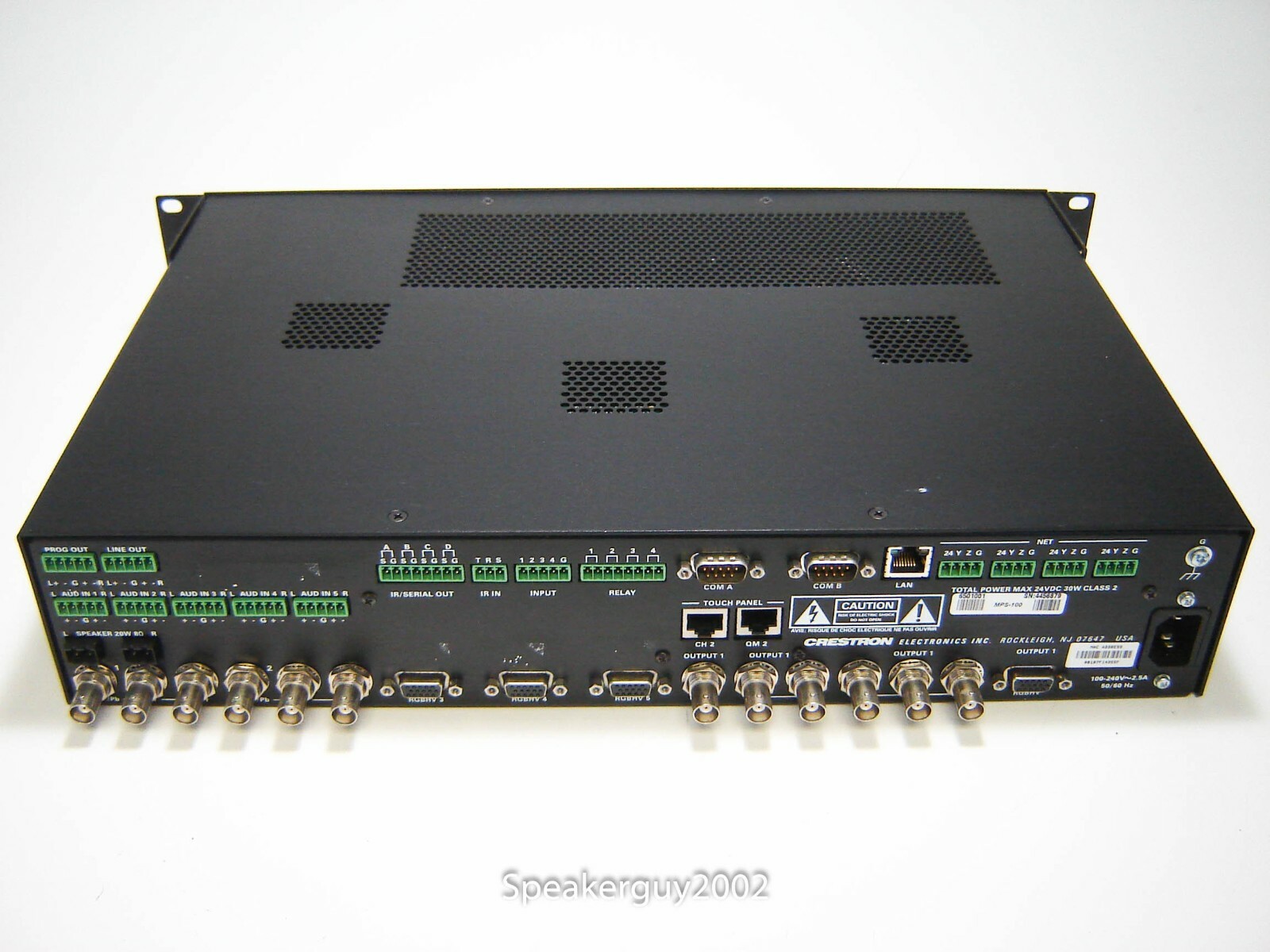Rack Mountable Crestron MPS-100 / Multimedia Presentation System / 4456879 -- CC