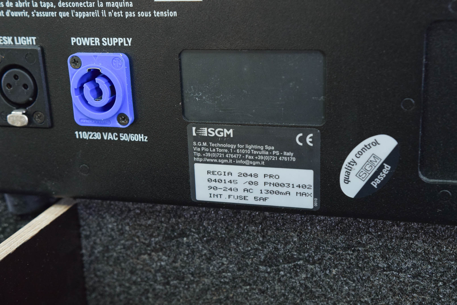 SGM REGIA 2048 Pro Lighting Console with Case CG00TQ2