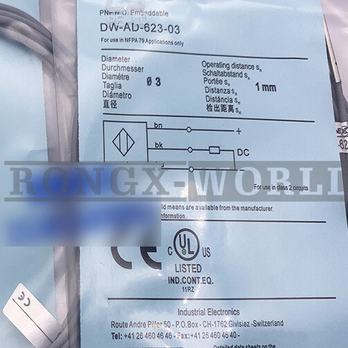 ONE for Contrinex DW-AD-623-03 Proximity Switch Sensor New