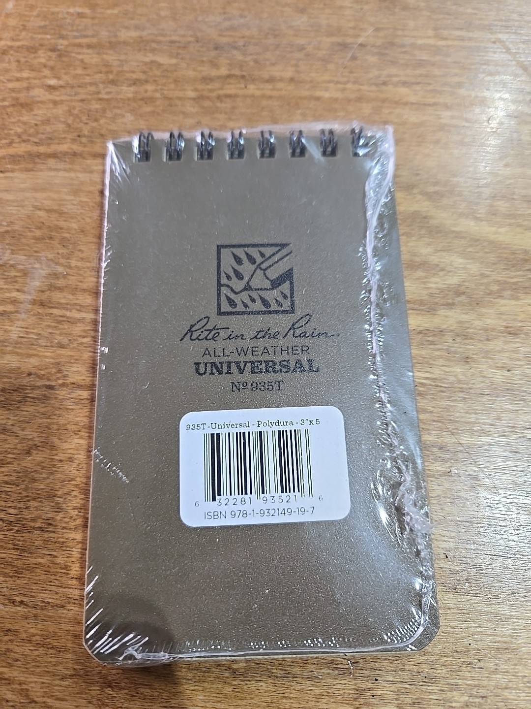 "Rite in the Rain" All-Weather Universal Notebook FDE 3"x5"