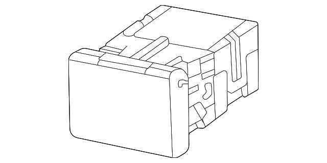 Genuine Nissan USB Port 25331-7JA1A