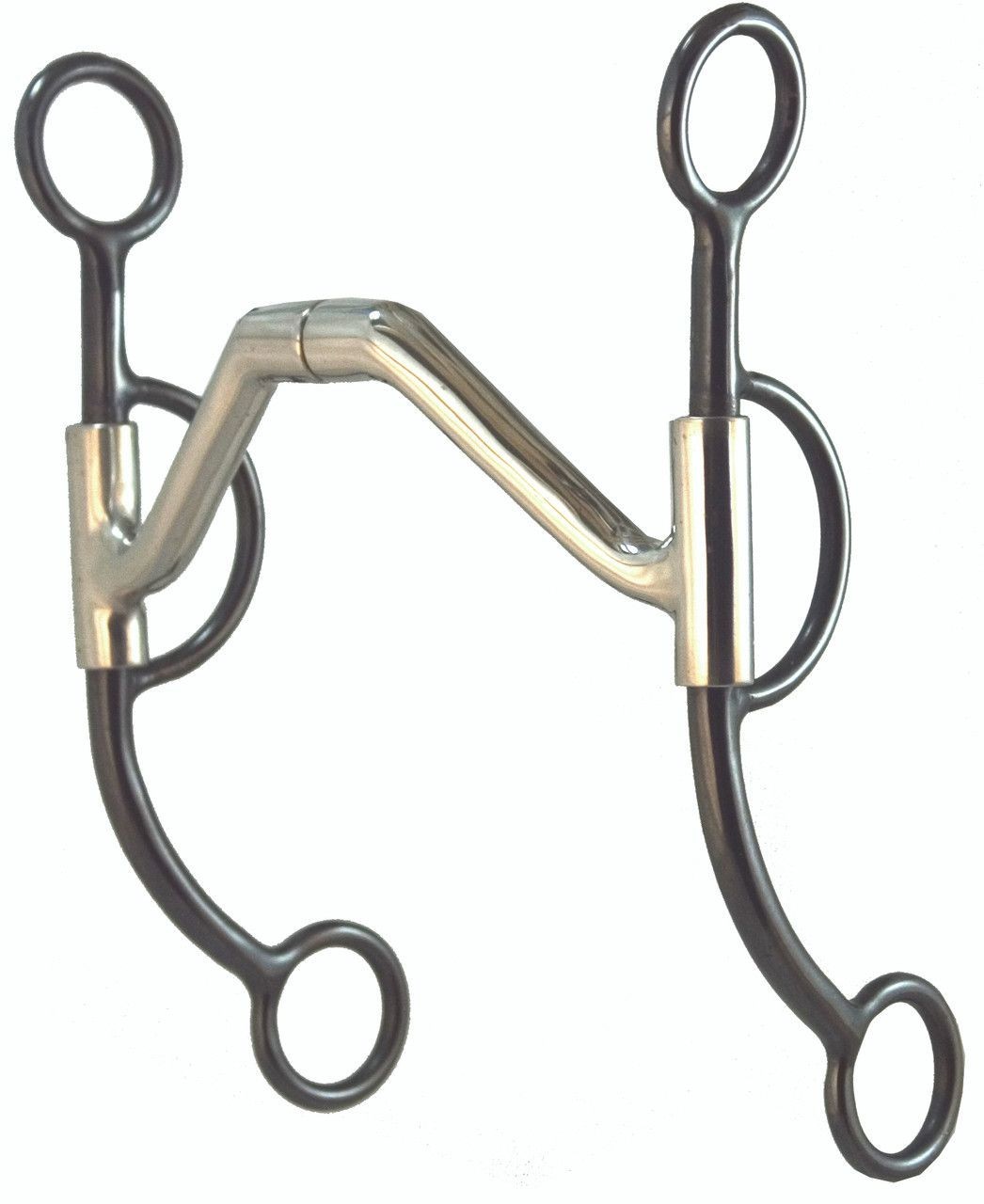Robart Pinchless Rafter Wide Port Copper Inlay Bit Swivel Port Western Bit