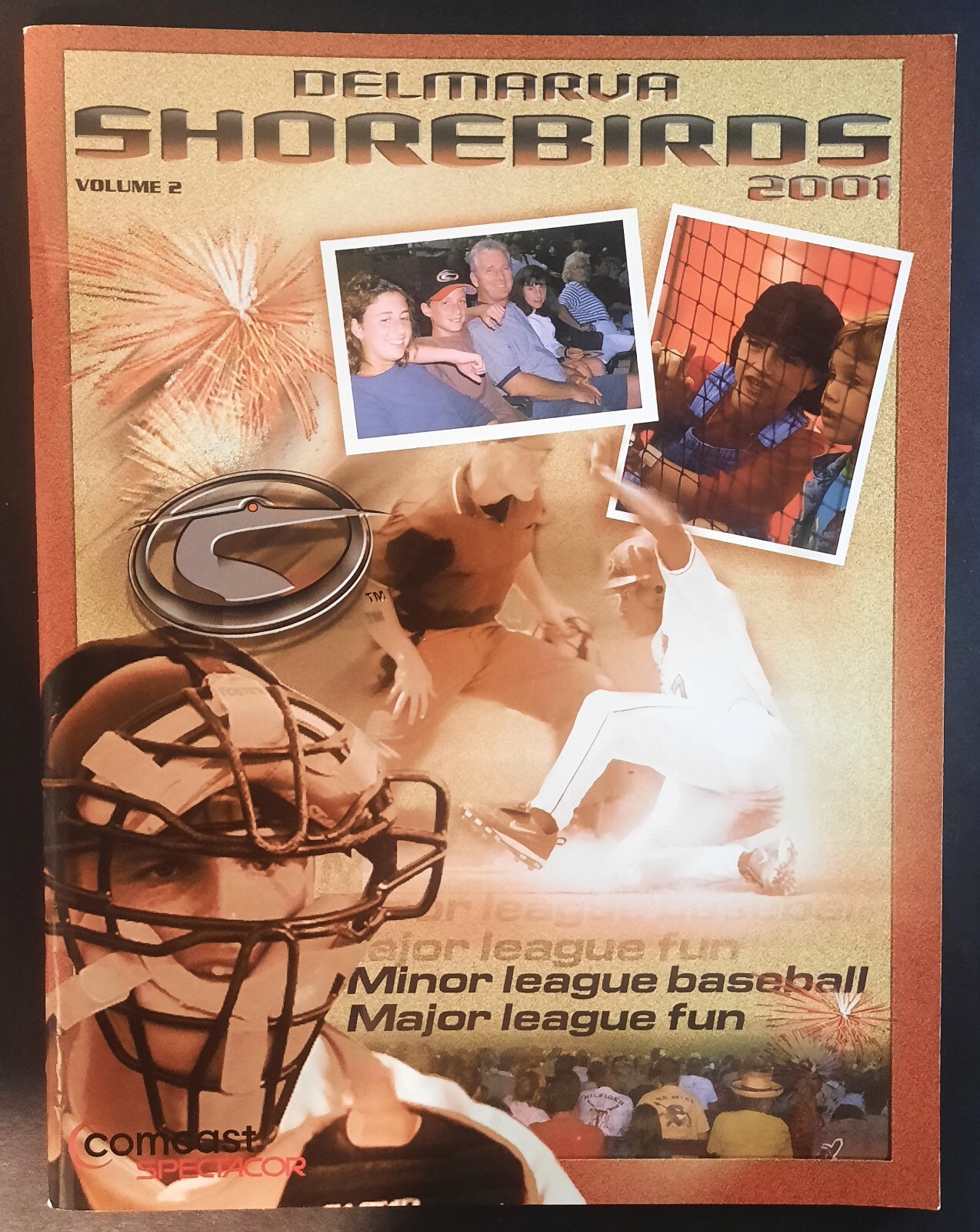 2001 Delmarva Shorebirds Baseball Program - Vol. 2 - Orioles Class "A" Affiliate