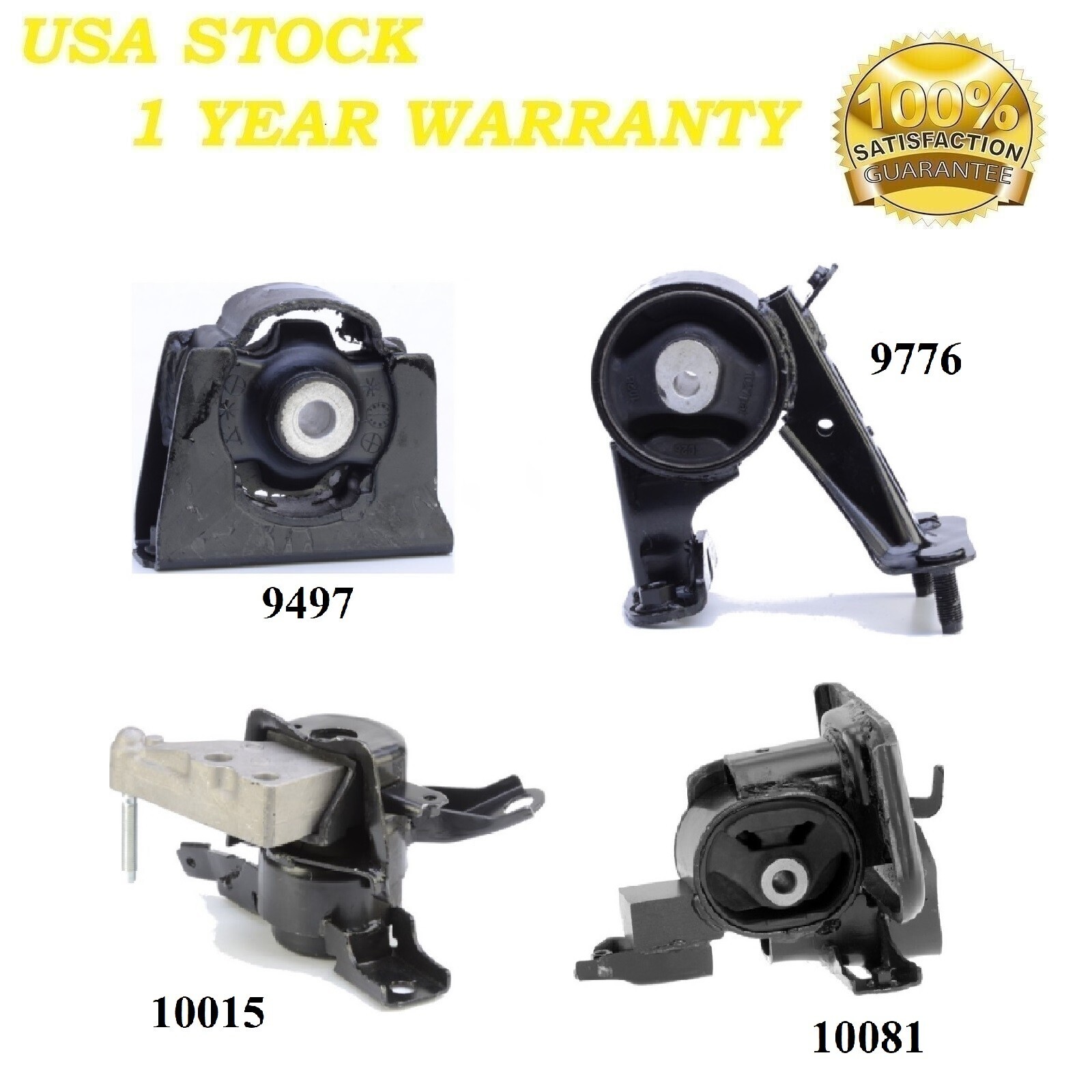 4 PCS MOTOR & TRANS MOUNT FIT 2011-2016 Scion TC 2.5L - Auto Trans.