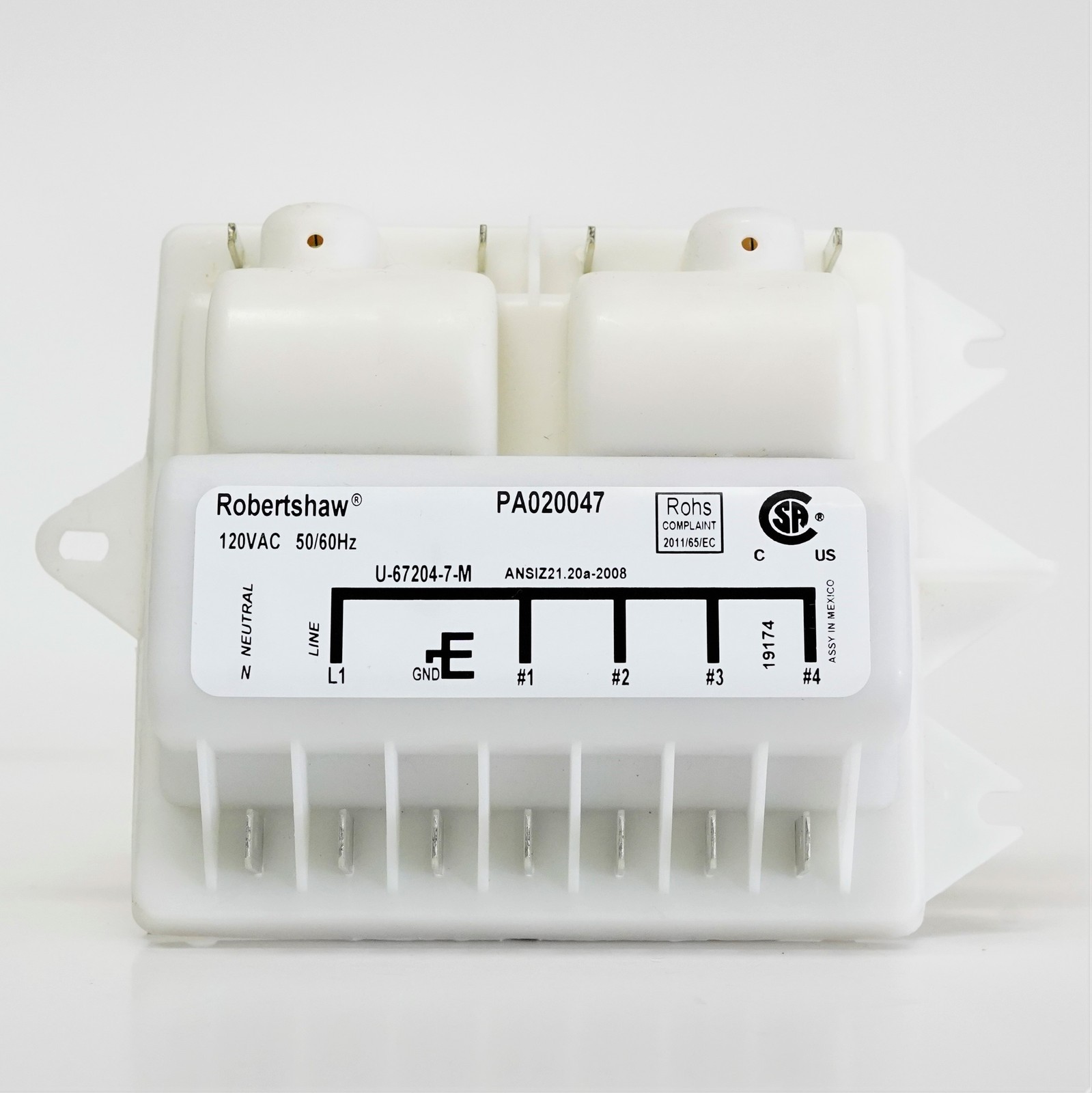 Robertshaw U-67204-7  Gas Oven Spark Ingition Module for Viking PA020047