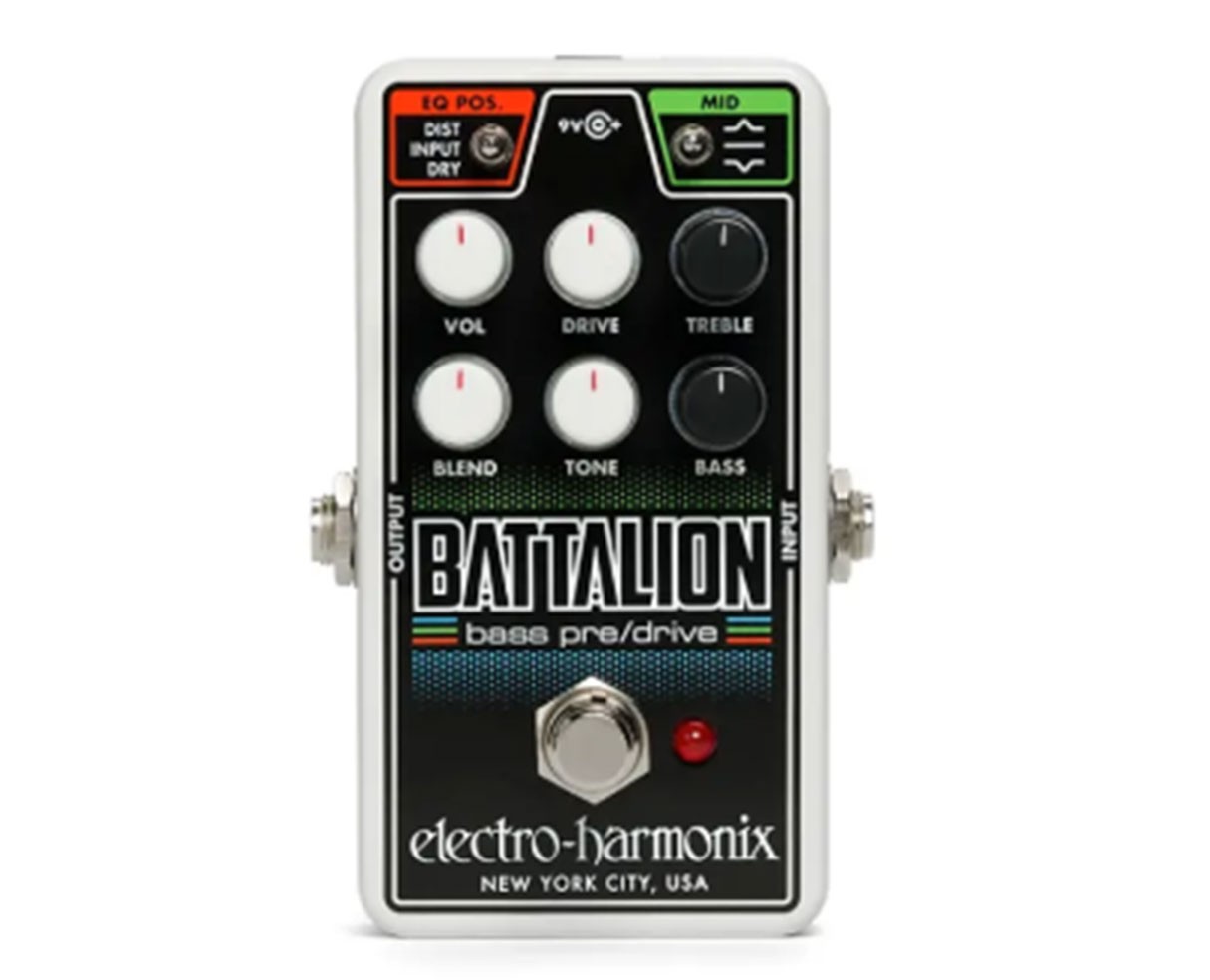 Electro-Harmonix Nano Battalion Bass Preamp/Overdrive Pedal
