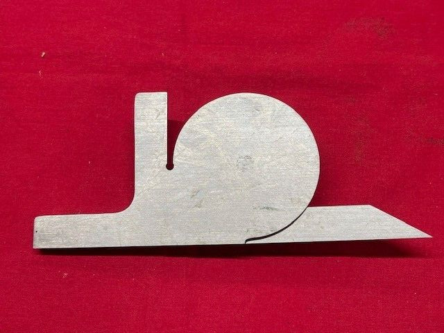 Fowler 52-440-006 Vernier Bevel Protractor, 6" Vintage