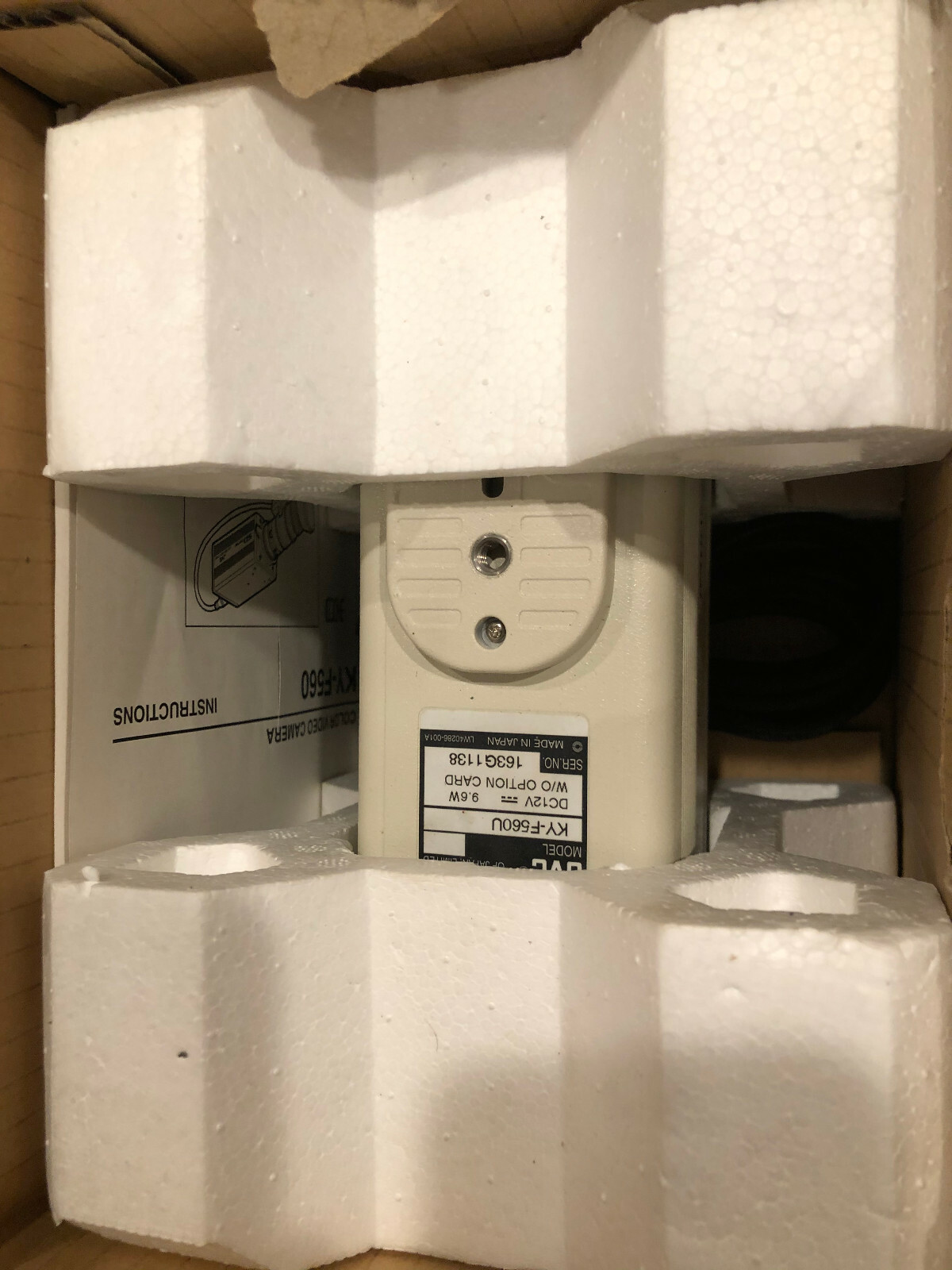 New open box! JVC KY-F560U 1/2-Inch 3 CCD High-Resolution Industrial Camera