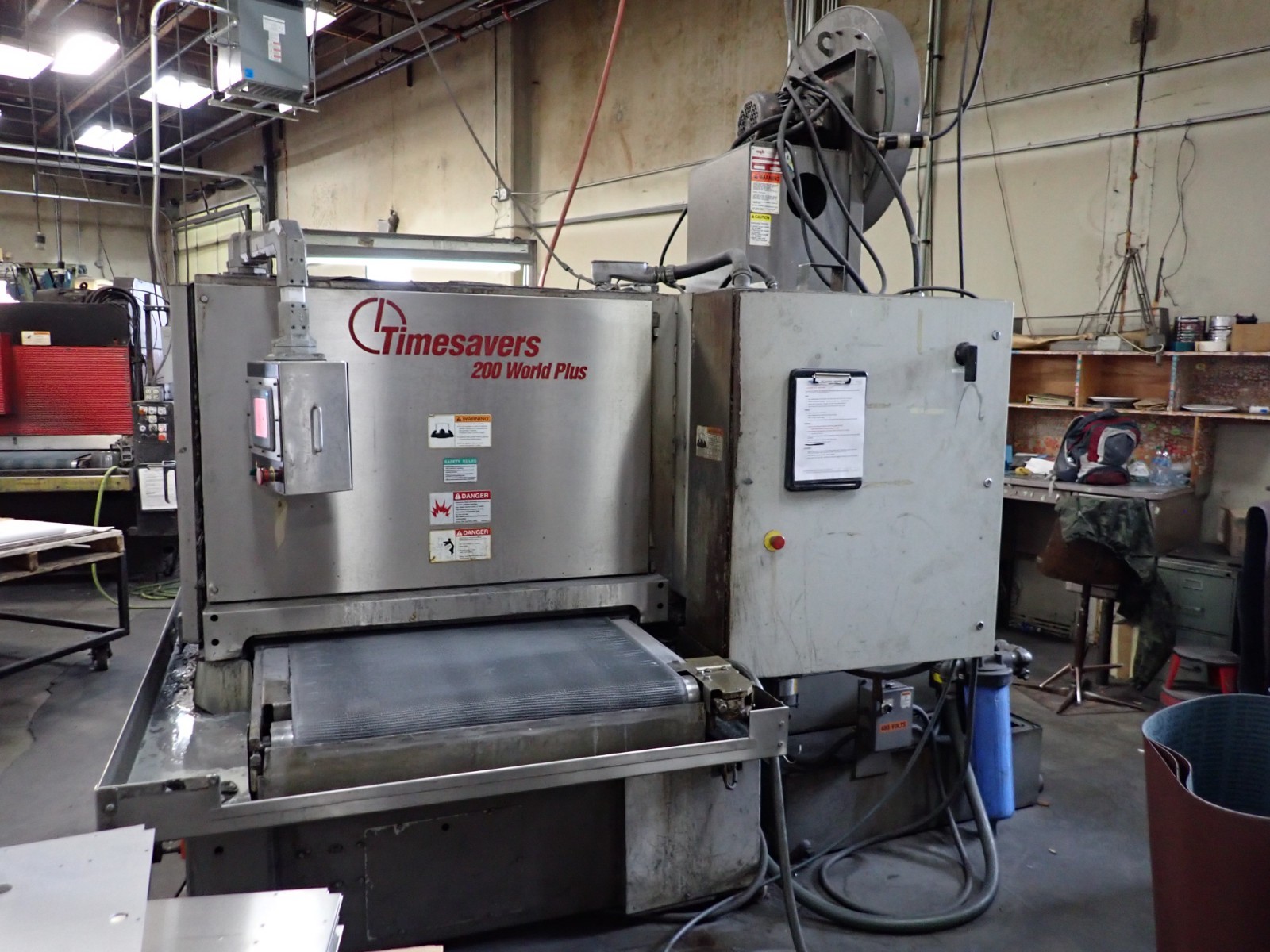 2000 Timesavers 237-1MW Deburring & Finishing Machine (WET) 9-1/2" Dia Contact