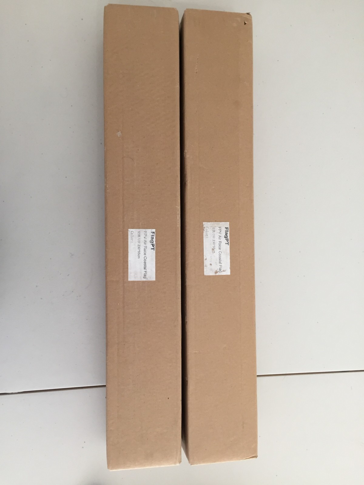 Lot of 2 FPV Air Race Coastal Flag – 230×65 cm – FlagPT – New in Box