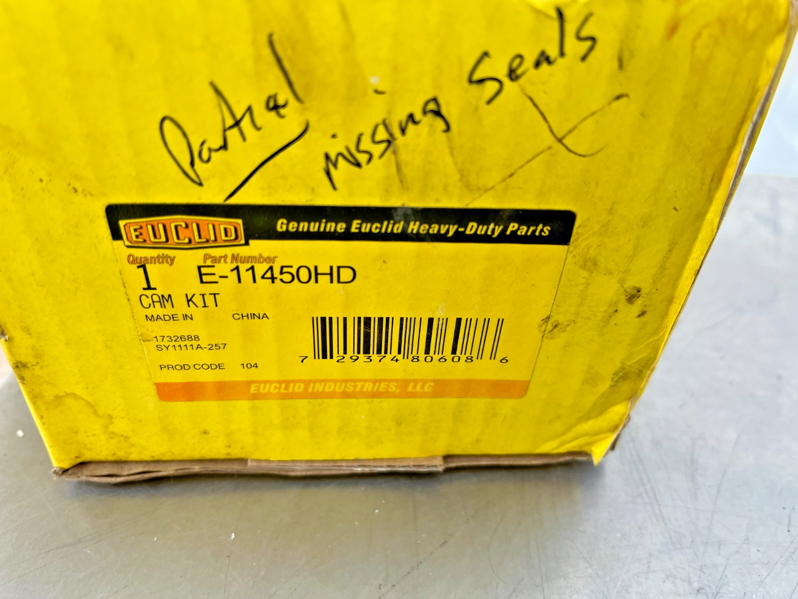 E-11450HD GENUINE Euclid **PARTIAL** CAMSHAFT KIT E- 11450 , E11450