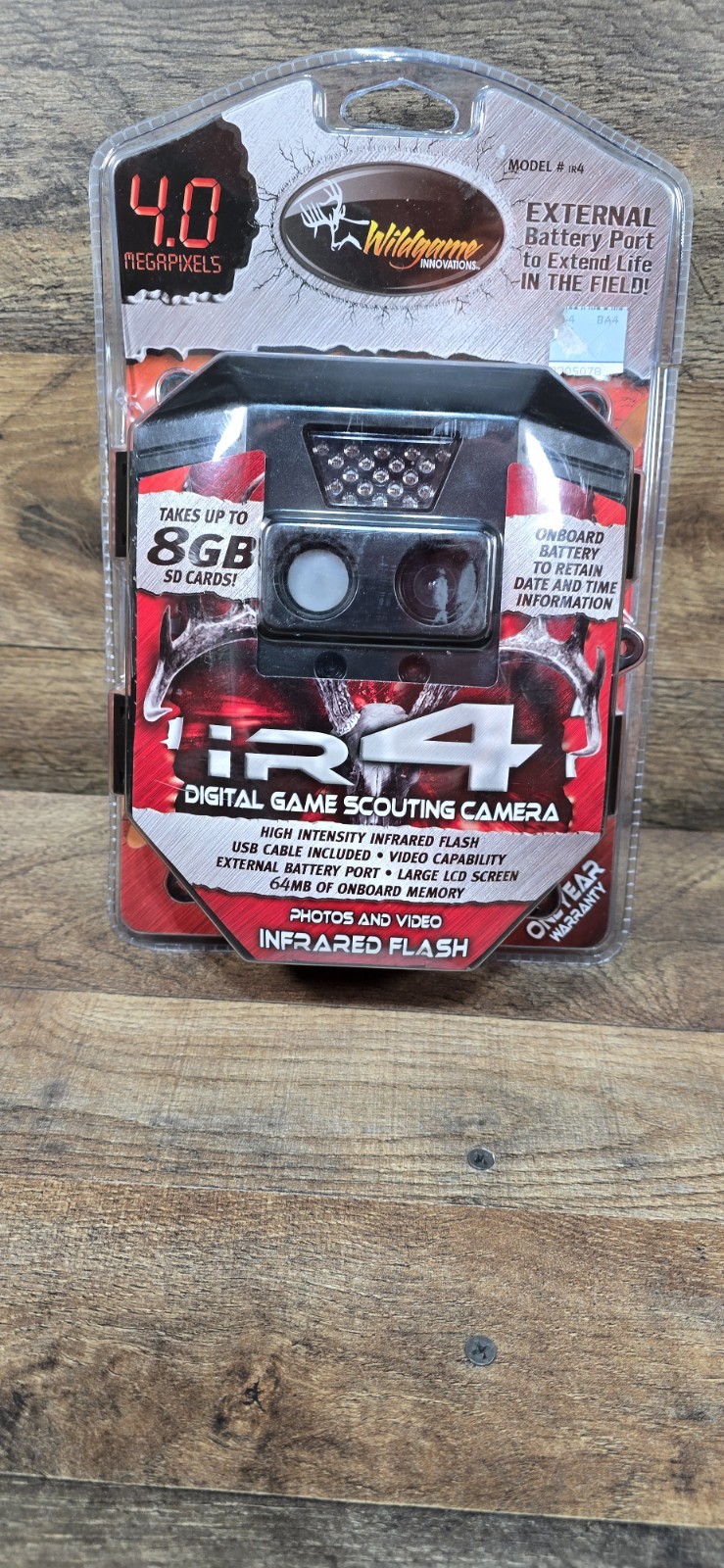 Wildgame Innovations IR4 Digital Game Scouting Camera 4.0 Megapixels Brand New!
