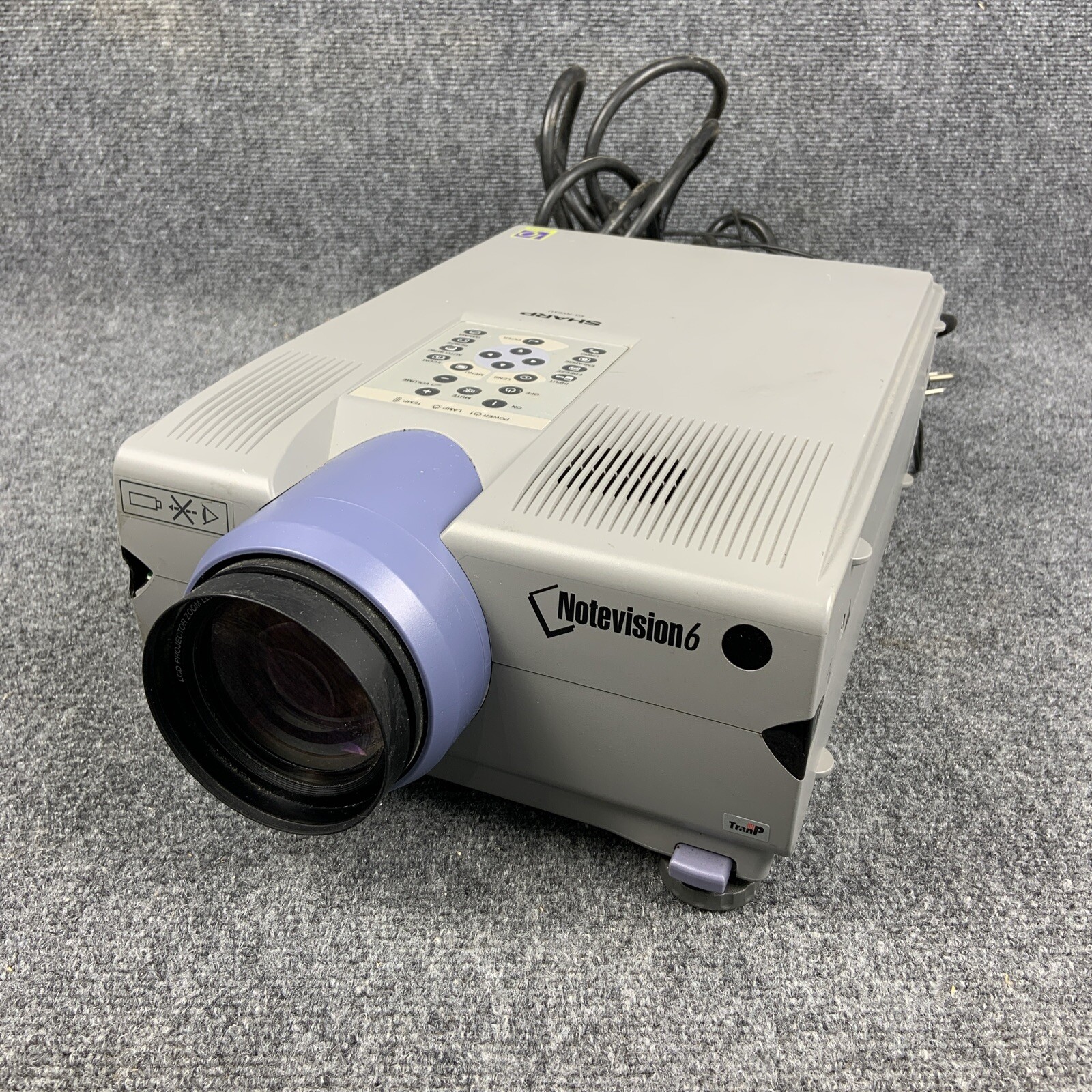 Sharp XG-NV6XU LCD Digital Projector Notevision6 w/ Power Cord & Computer Cable
