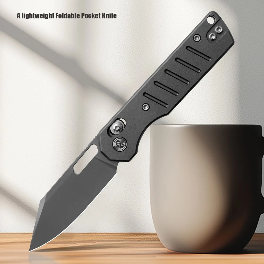 Miguron Knives Gatov Folding Knife 2.88" D2 Tool Steel Blade Aluminum Handle