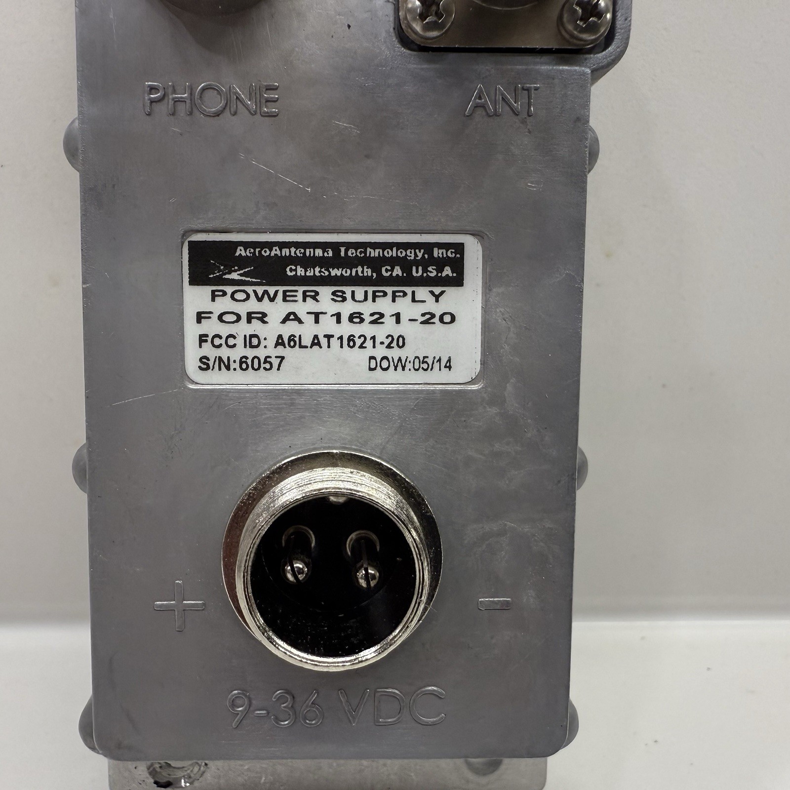 Aeroantenna Technology Power Supply FOR AT1621-20