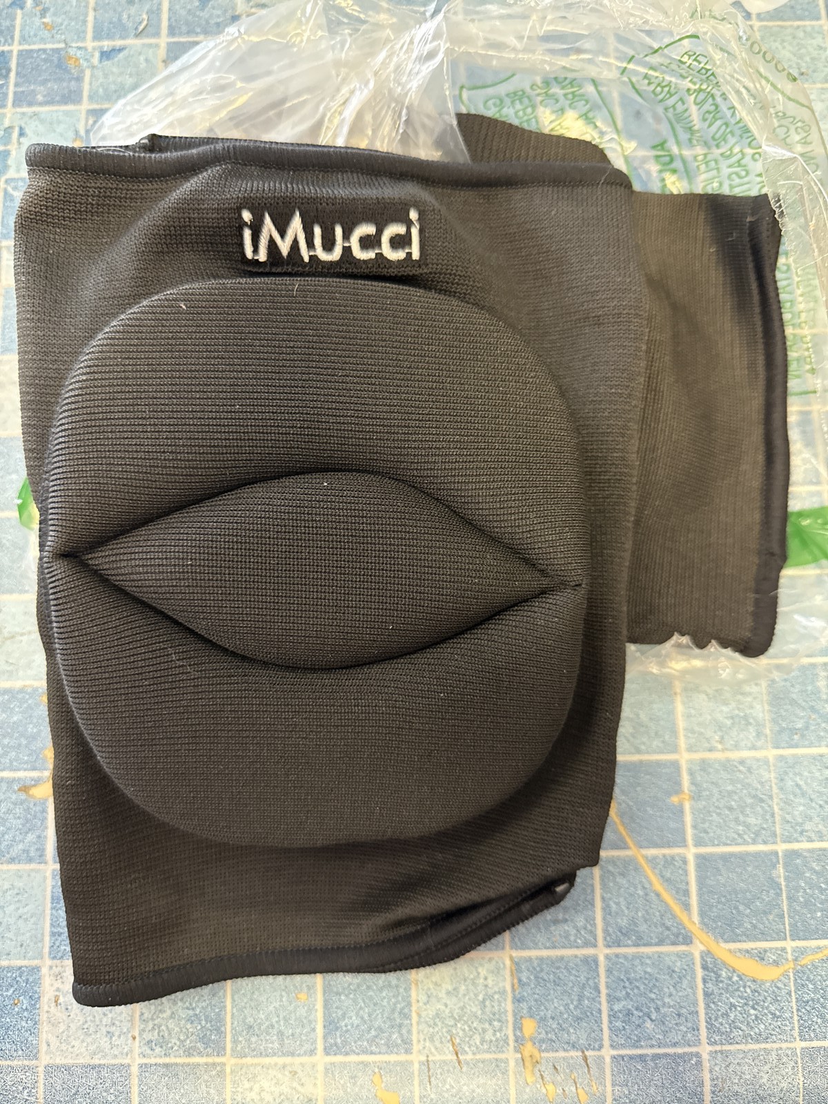 Imucci professional knee pads 0.78 thick sponge nonslip black XL