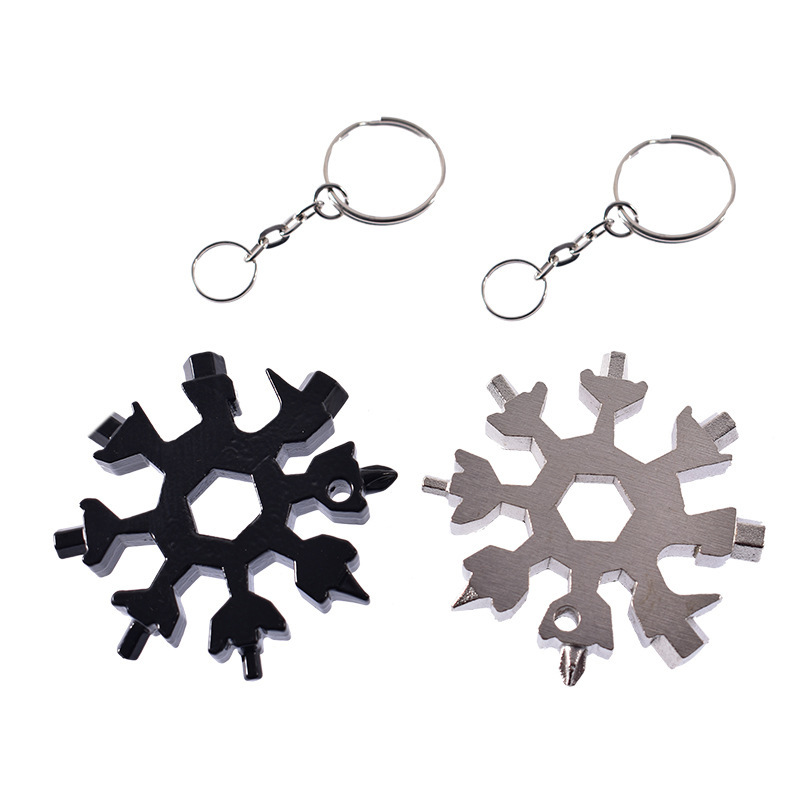 Perfect Gift Snowflake Multi Tool Stainless Steel 18-in-1
