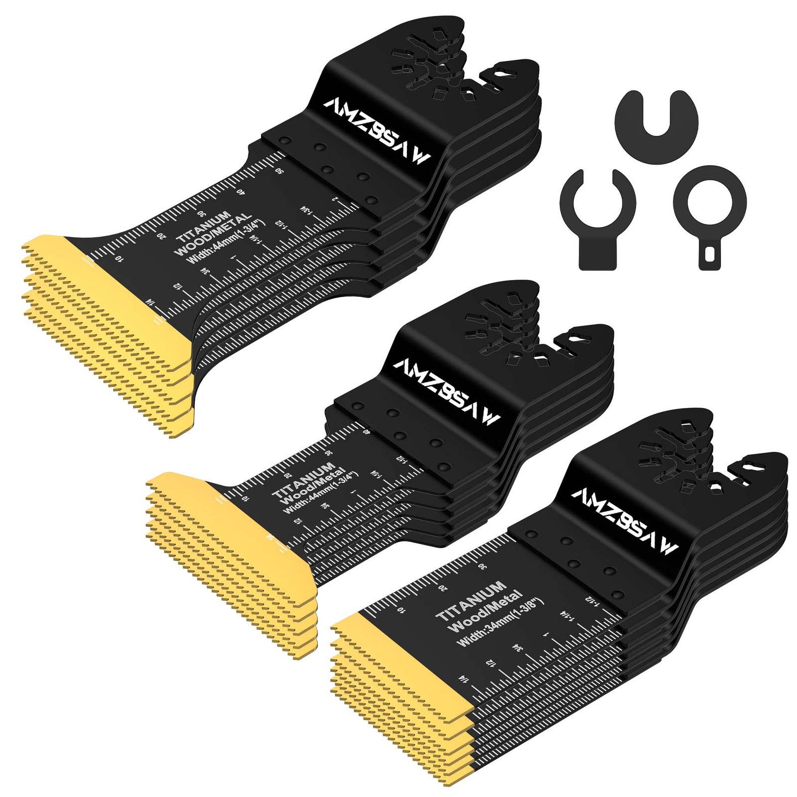 Cuchillas De Titanio Para Herramienta Oscilante 16 Piezas Para Metal