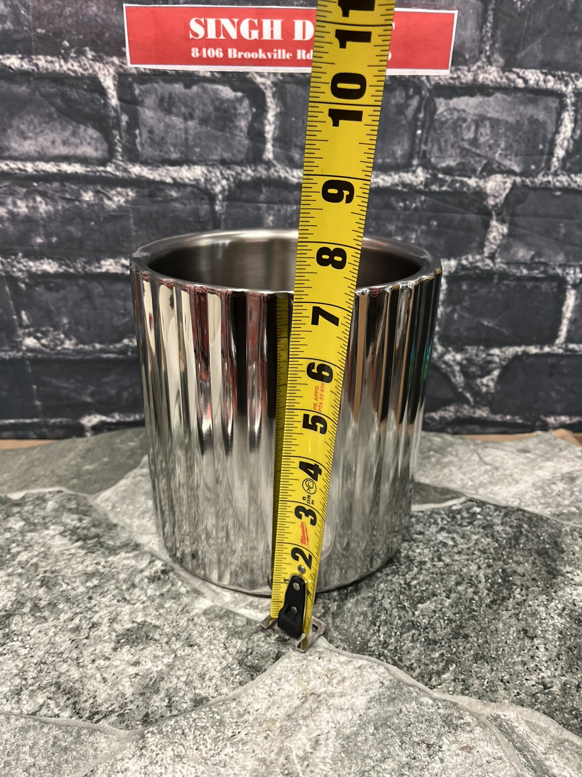 Threshold Silvertone 2.9L Stainless Steel Double Wall Ice Bucket ( 2 Pack)