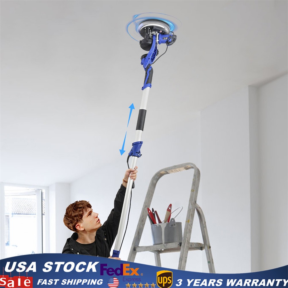 Electric Ceiling Wall Sander with Vacuum Dust Collection Dustless Drywall Sander