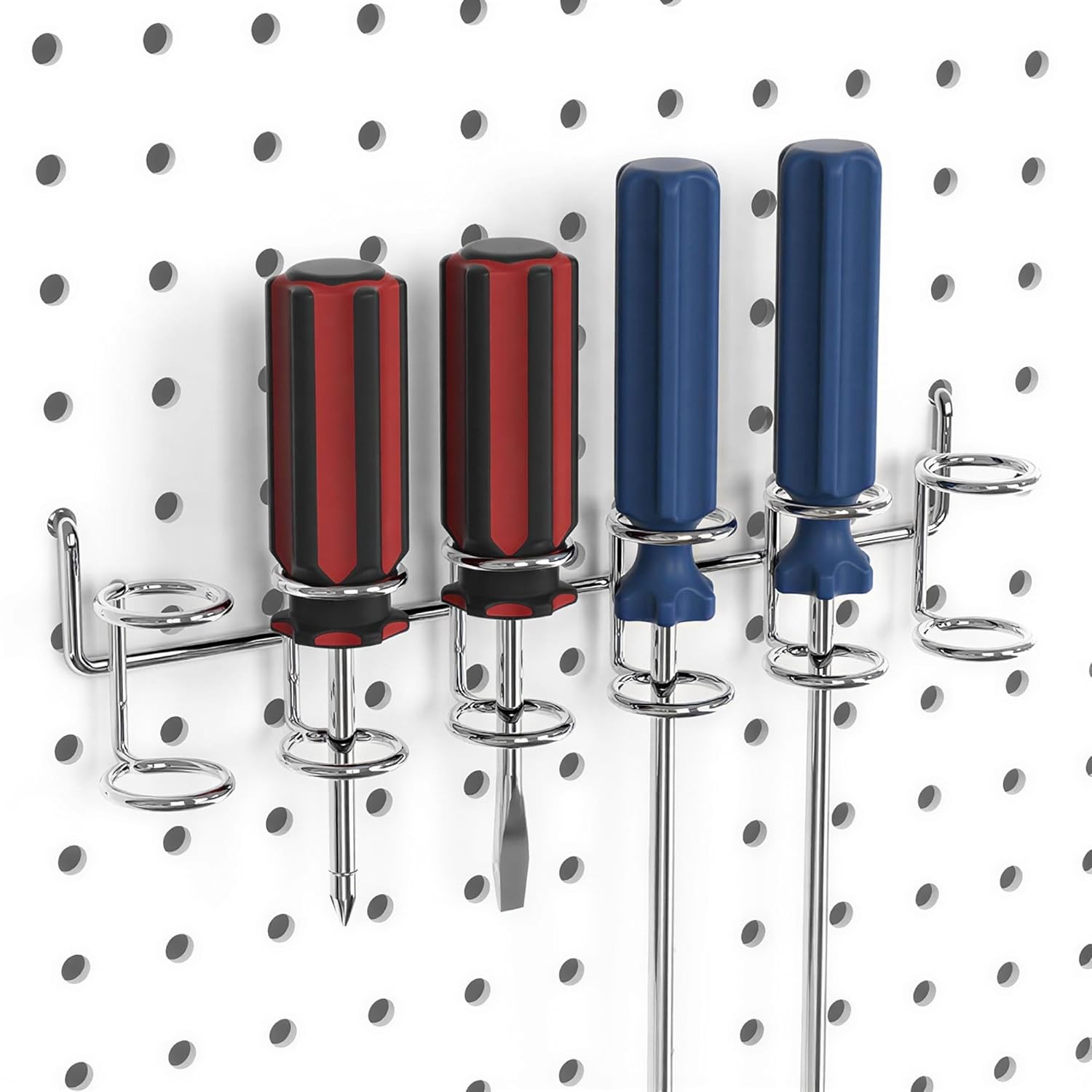 Pegboard Hooks Set with Bins, Peg Locks, and Accessories for Storage