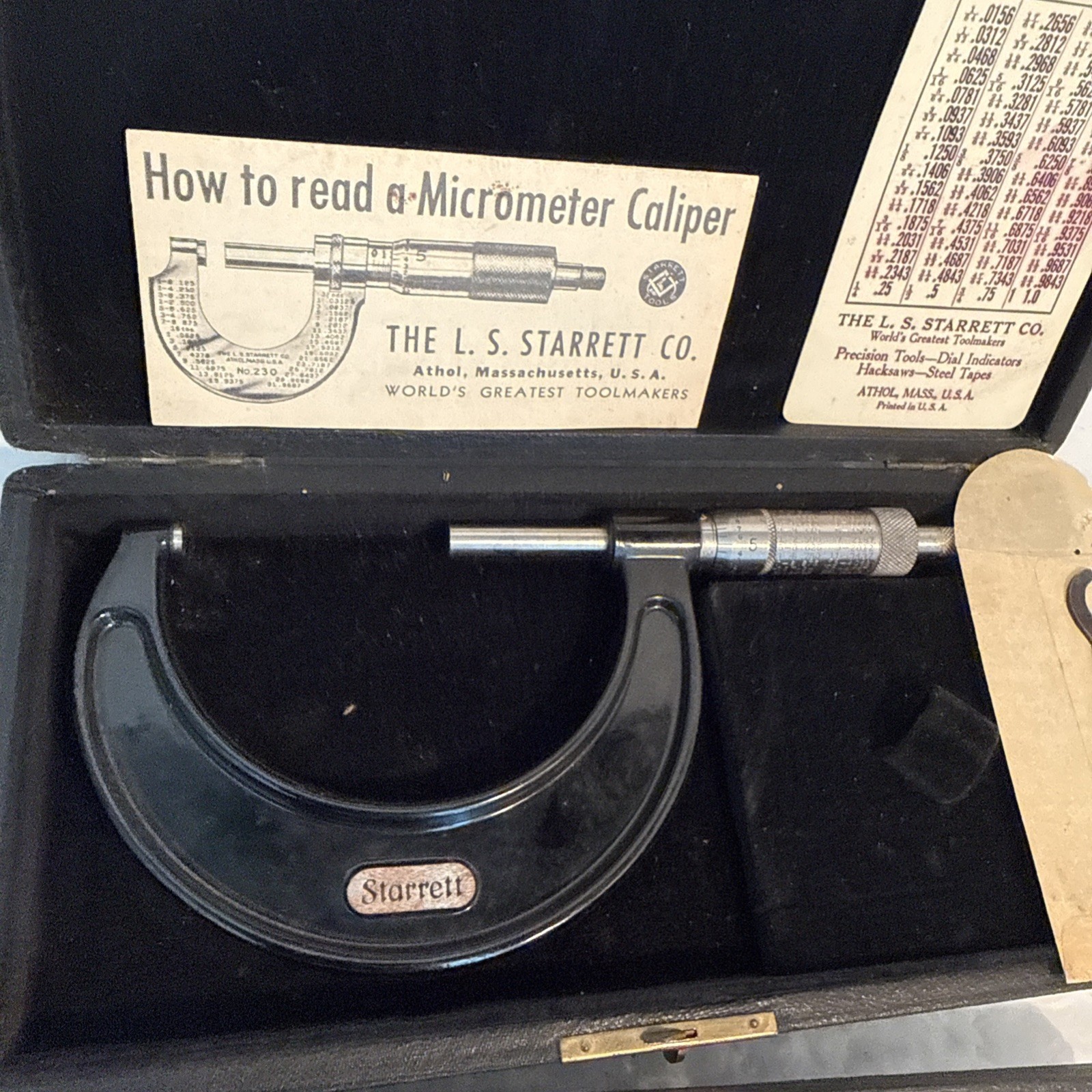 Starrett 436 1-3” Set 1-2, 2-3, Outside Micrometer