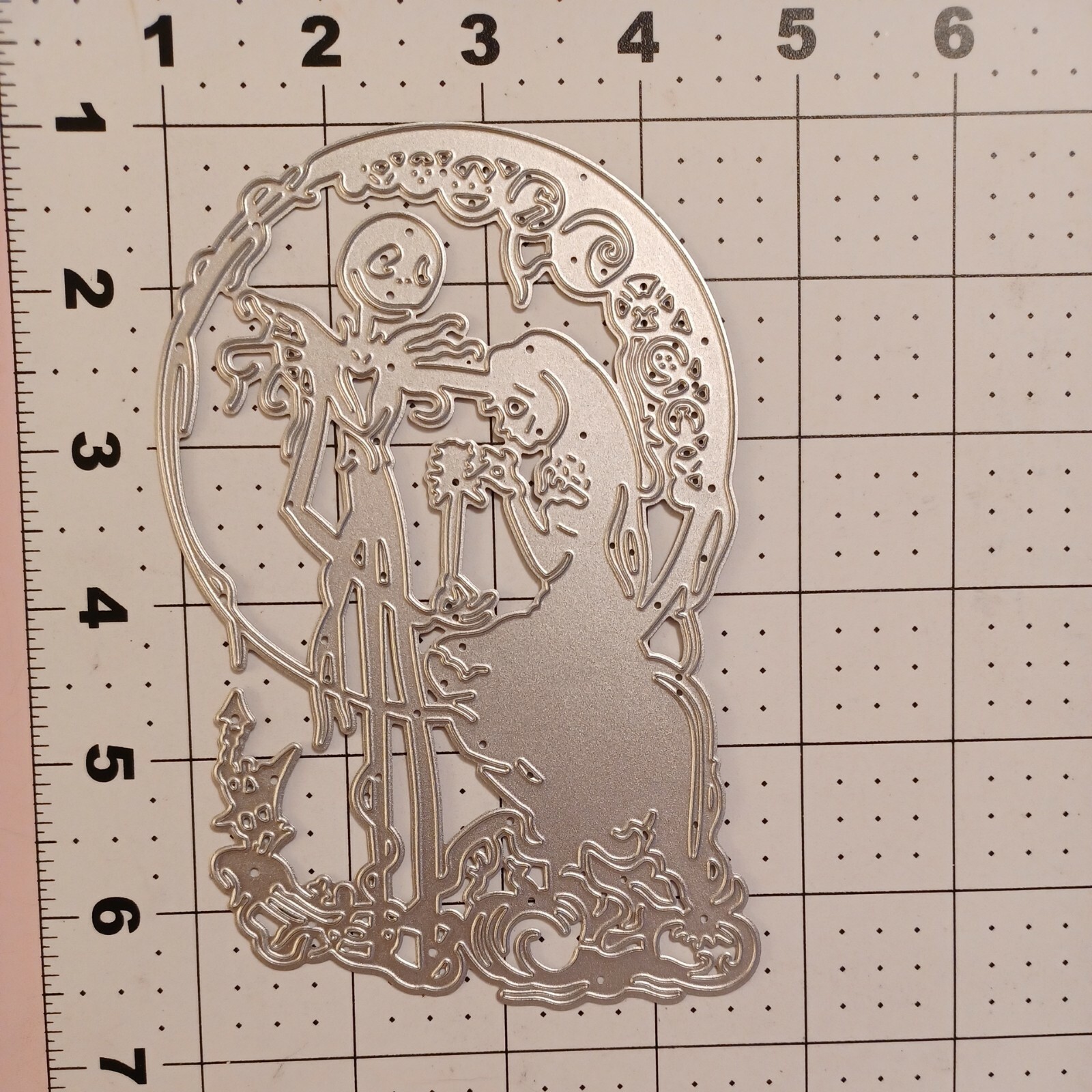 Universal Thin Metal Die Cut Tool Disney Jack Skellington Sally Valentine Love
