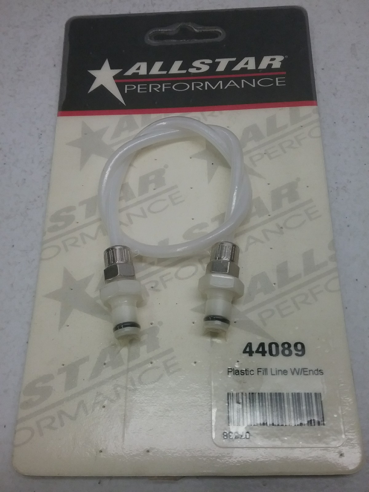 ALLSTAR PERFORMANCE PLASTIC FILL LINE W/ENDS #44089