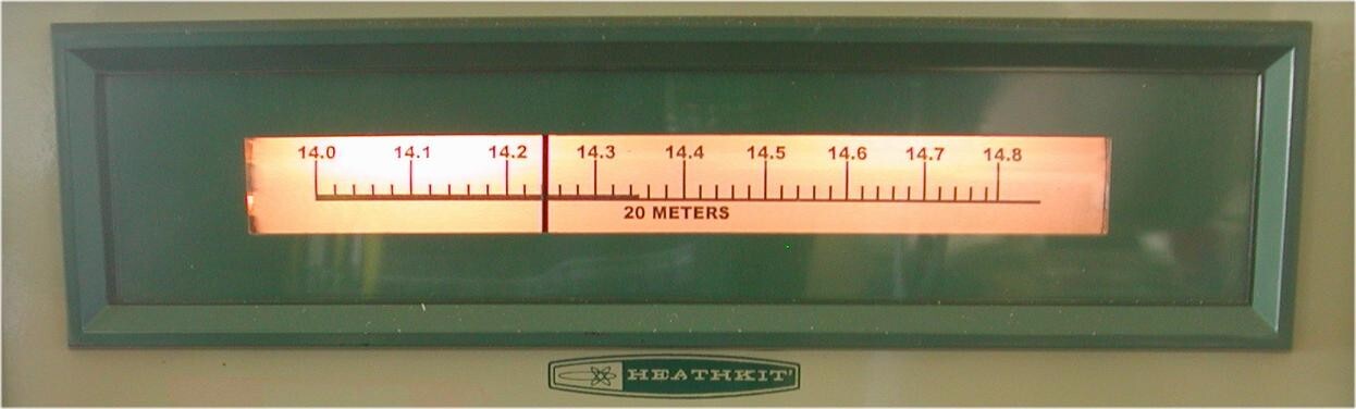 Heathkit replacement HG-10 / HG-10A Dial Scale 464-19