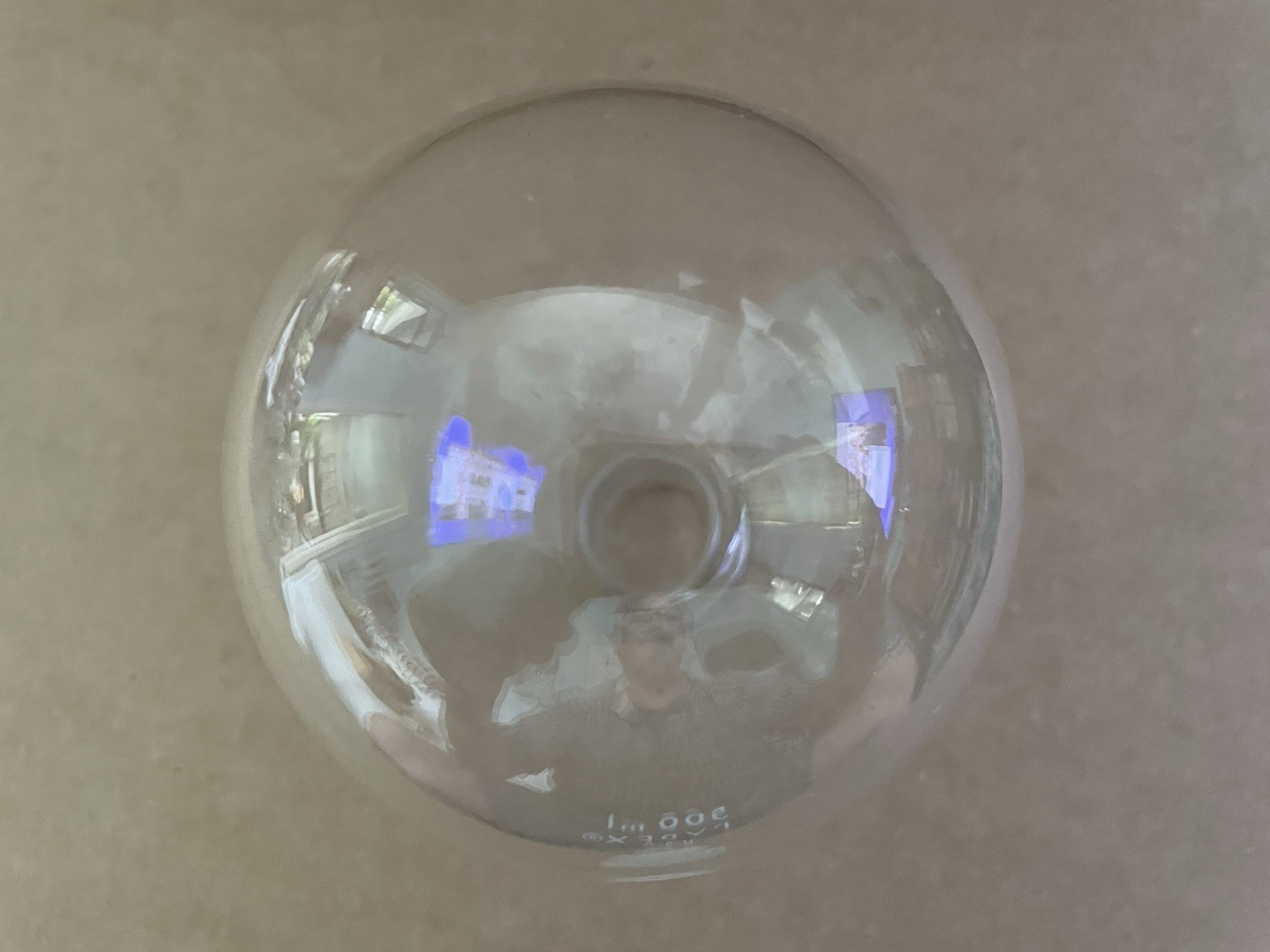 Vintage PYREX Laboratory Glass 500ml flask beaker #7