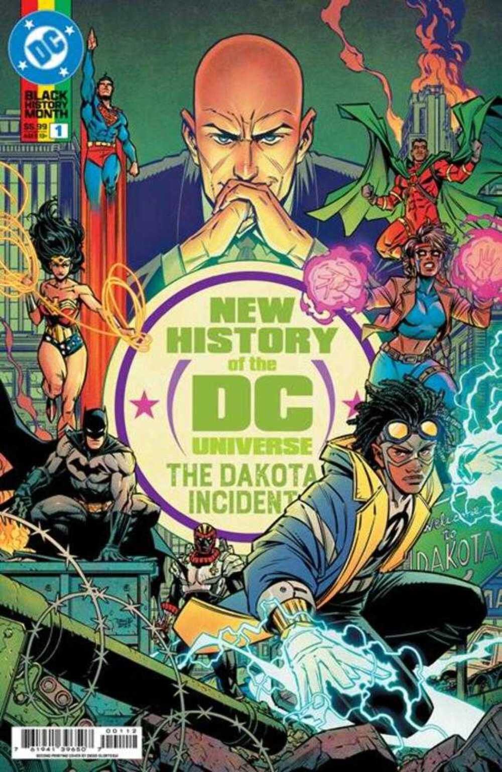 New History Of The DC Universe The Dakota Incident #1 (One Shot) 2nd Print Cover