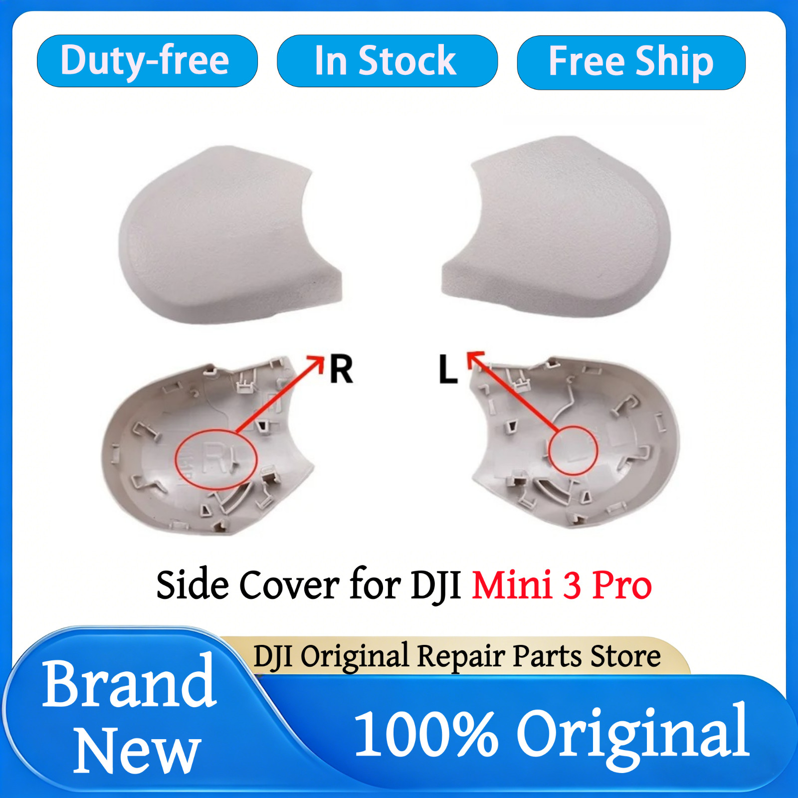 Original Side Cover for DJI Mini 3 Pro Drone Left / Right Gimbal Side Cover Cap