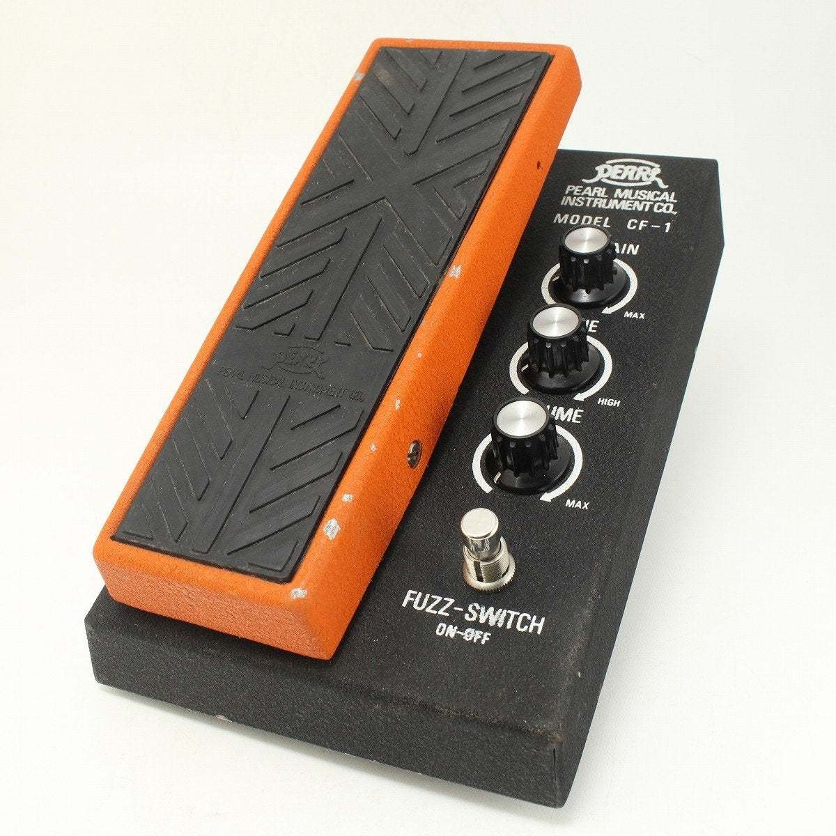 Pearl CF-1 CRY FUZZ Wah Fuzz Pedal Vintage Logo Used Soft Case Included