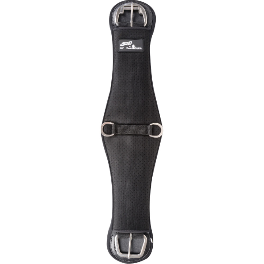 New! Classic Equine Black 'AURA' ROPER CINCH w/ Durable mesh exterior 6 SIZES!